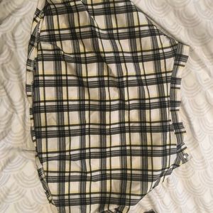 American apparel plaid skater skirt